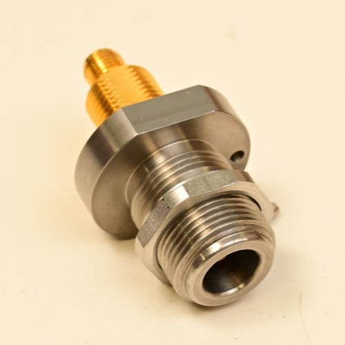 HP 8620A Sweep Oscillator N-female SMA-female Bulkhead Adapter Gold Plated