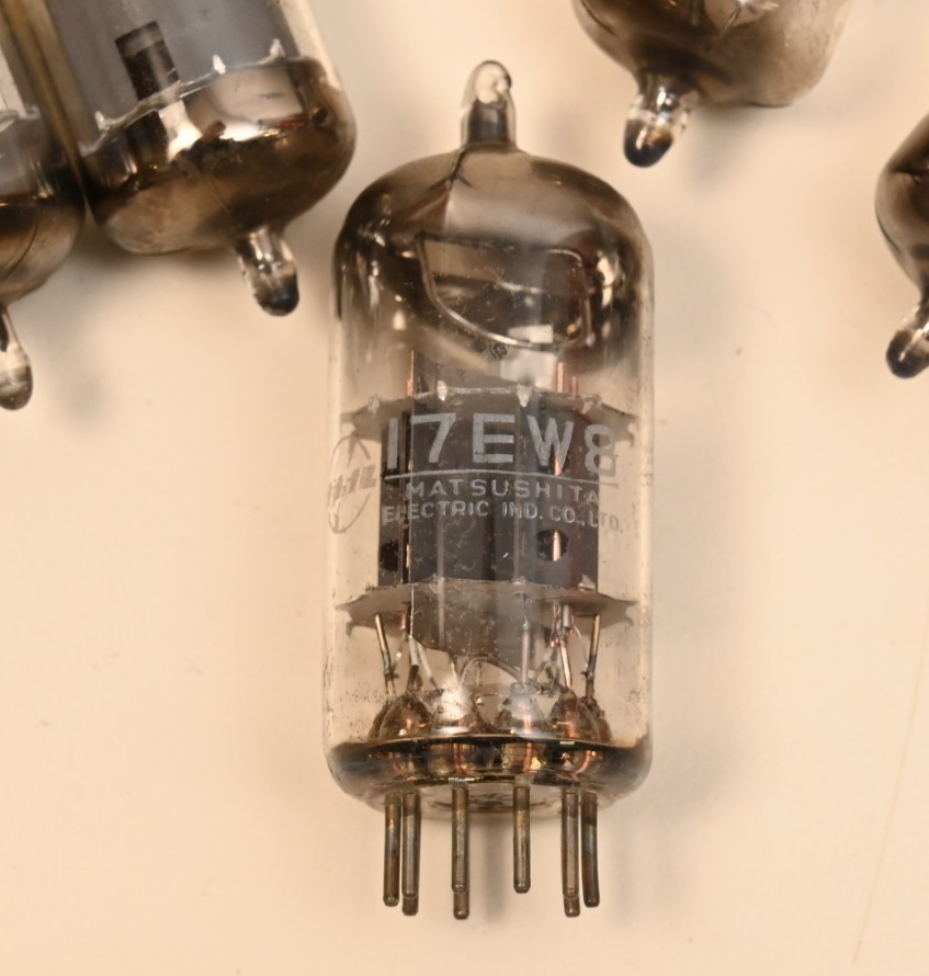 Lot of 6 Vacuum Tubes 1950s/60s Tube Radio Matsushita JAPAN SEICO