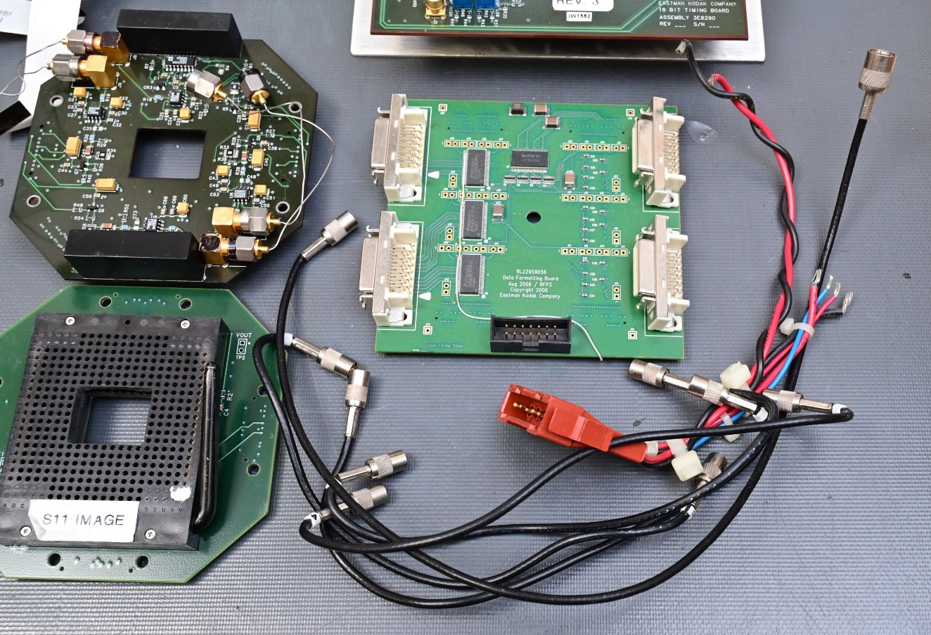 Lot of Kodak/OnSemi Large CCD Test Boards Timing 16-Bit ADC KAI S11 Sensor PCB