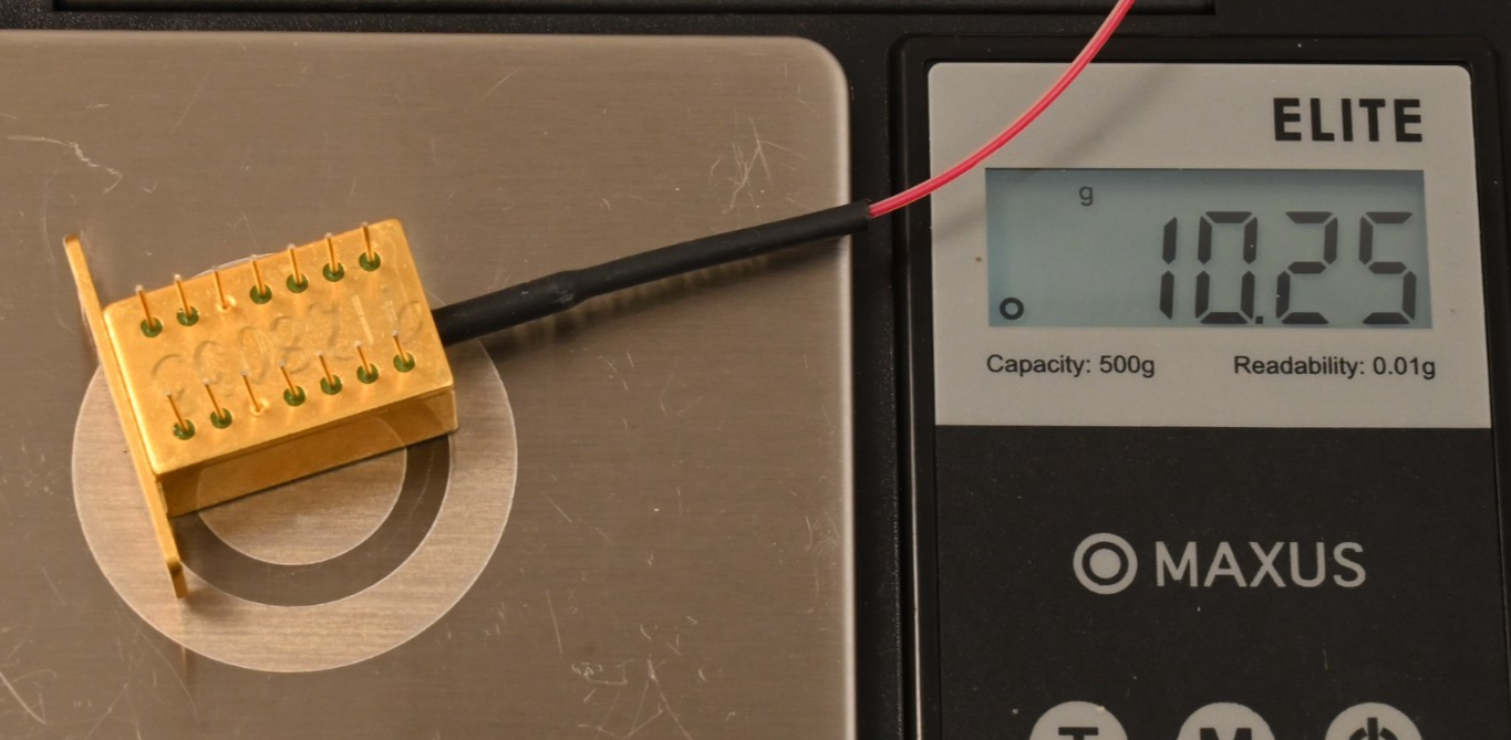 Lasertron Fiber Laser Detector Module QDE075PS02 Gold Plated Case Vintage 1990