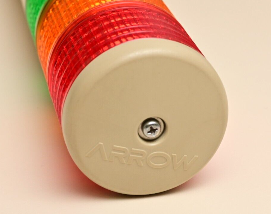 Schneider/Arrow Red/Amber/Green Tower Light with Buzzer 24V AC/DC LEMGWB-24 12"