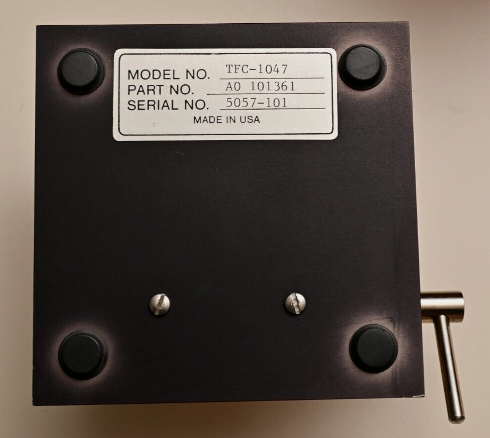 Inter-Continental Microwave TFC-1047 RF Test Fixture w/ Midsections Gold Plated
