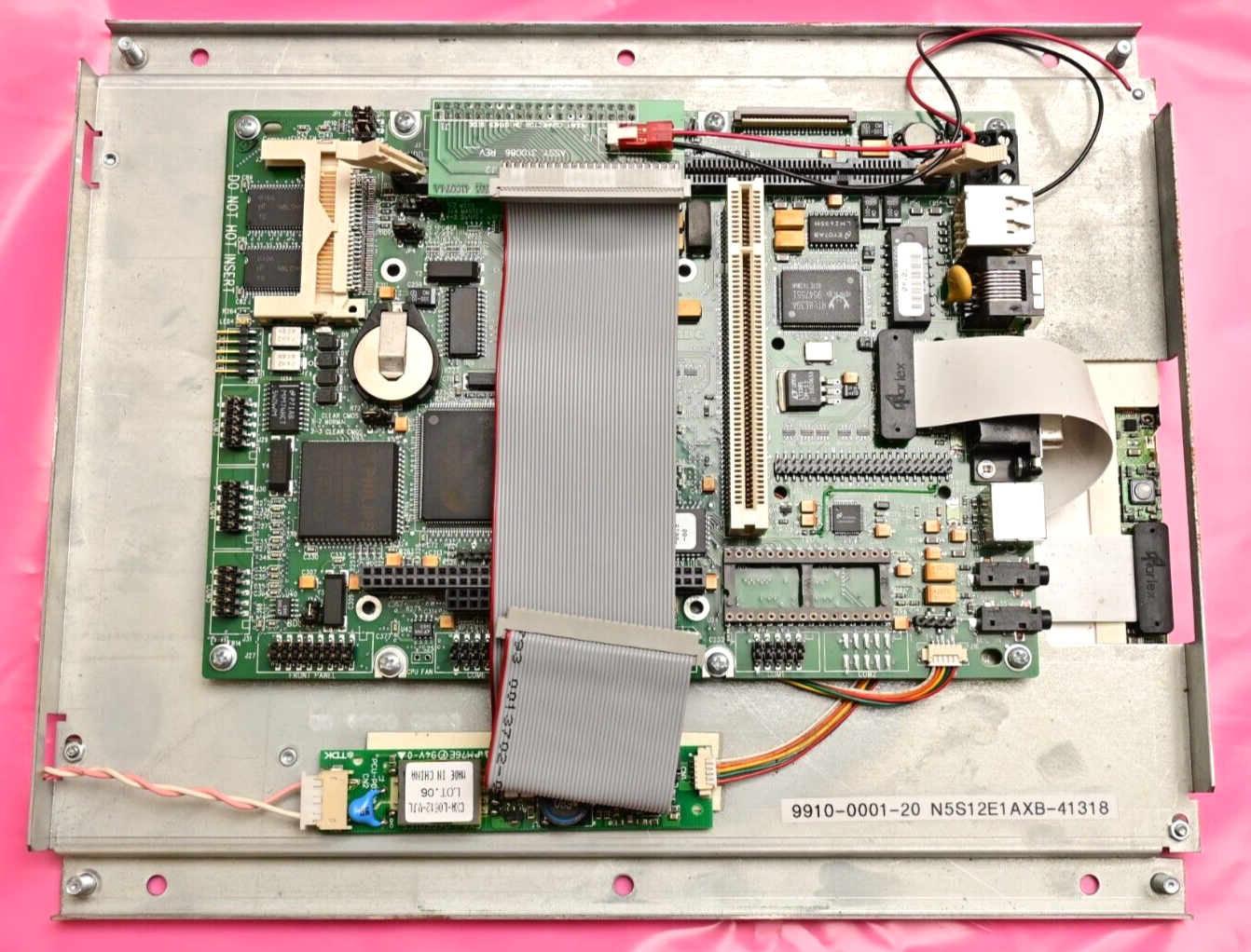ZF Microsystems Single Board Computer PC Hitachi LCD Screen Vintage PC/104 PCI