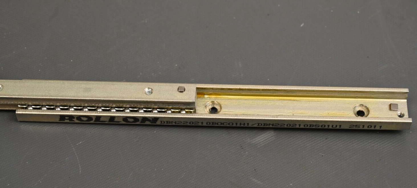 ROLLON Telescopic Linear Bearing Rail ~8.25" to ~17.25" DBN22-021 DBN22021