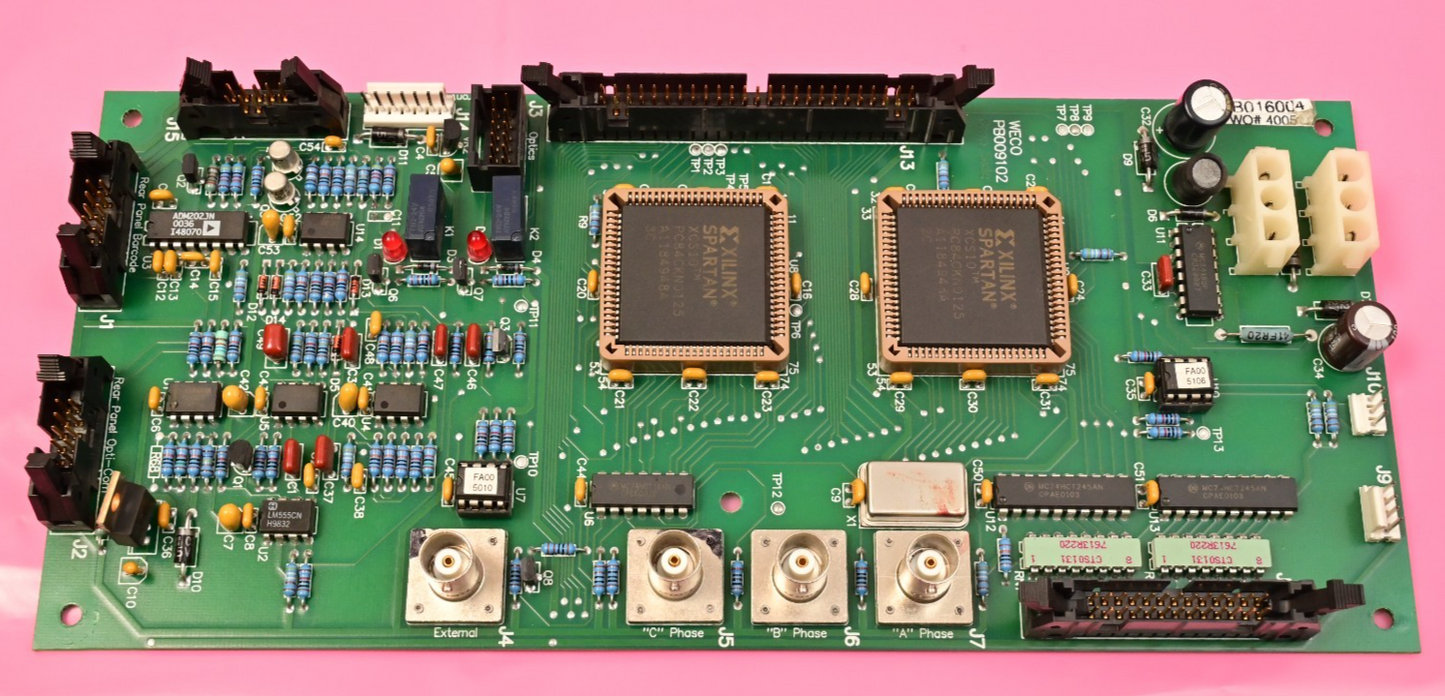 Watthour WECO 2350R PB009102 3-Phase Generator PC Board BB016004