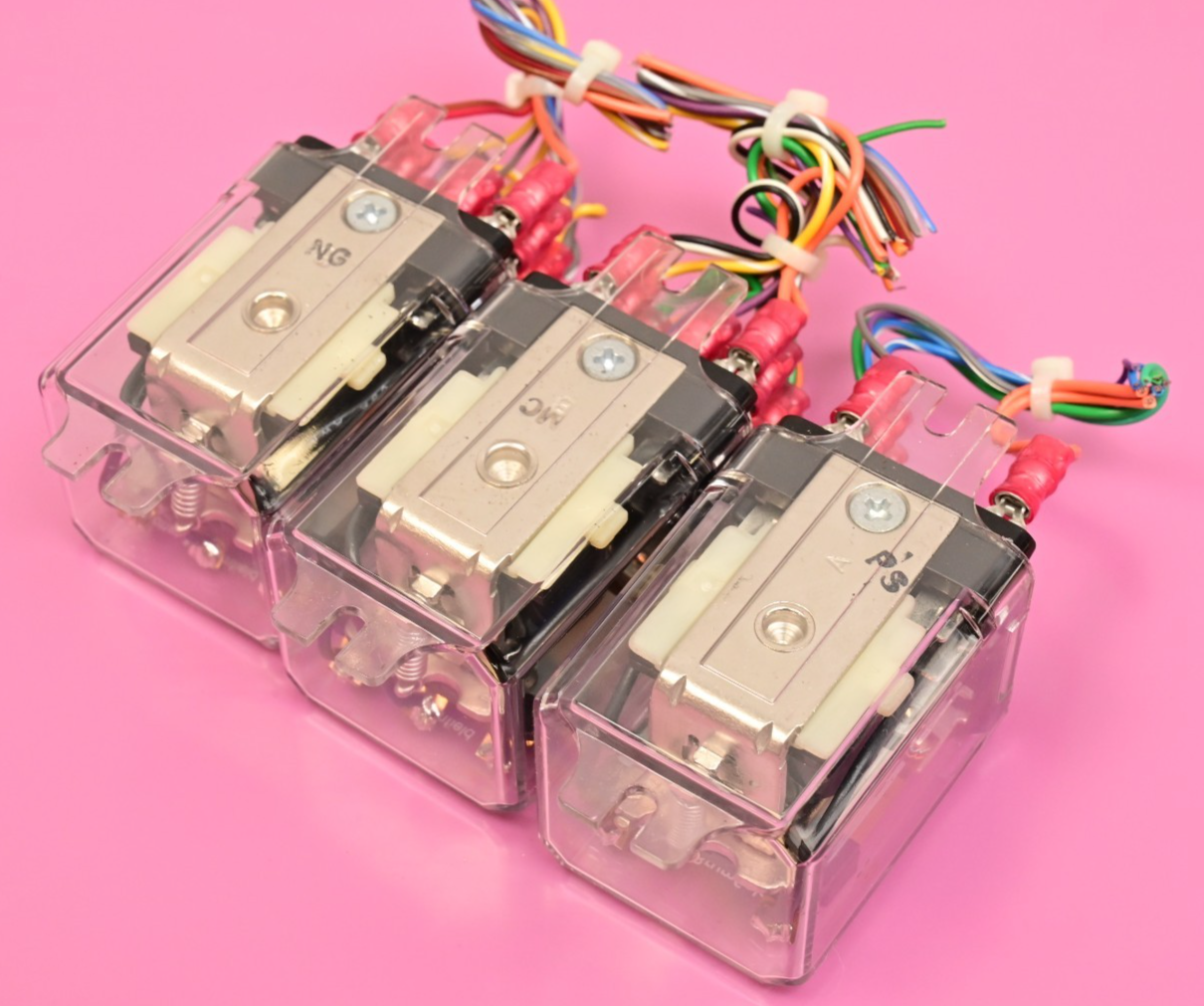 Lot of 3 Potter & Brumfield Industrial Relays KUP-14D55-12 KUP11D55-12 1/3HP 1/2
