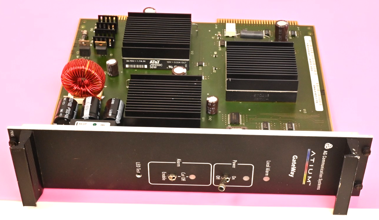 AG Communication Systems ATIUM Gateway PRMS Card Lucent DC-DC Converters 5V 15V