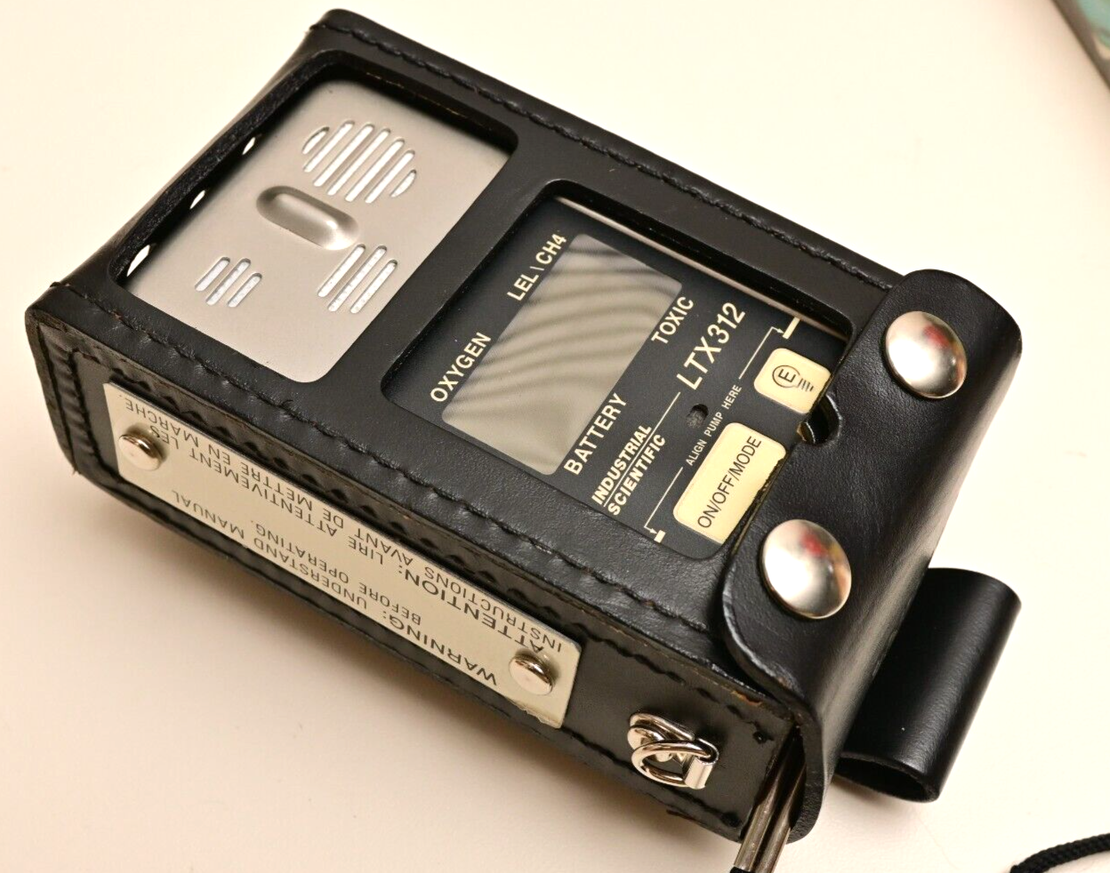 Industrial Scientific SP402 Sampling Pump & LTX312 Multi-Gas Monitor w/ VHS Tape