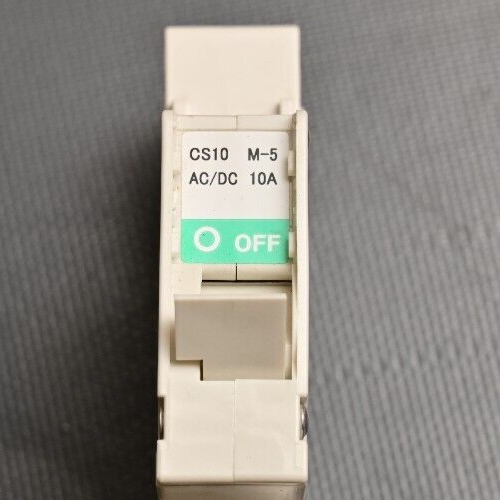 National AC/DC Circuit Breaker 10A 240VAC 60VDC DIN Rail Mount CP-CS BACS102105