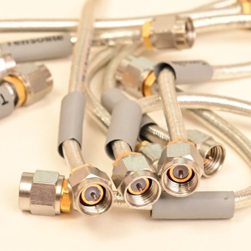 Lot of 26 Tensolite Flexible Coaxial SMA-m Cables Agilent GS-9200