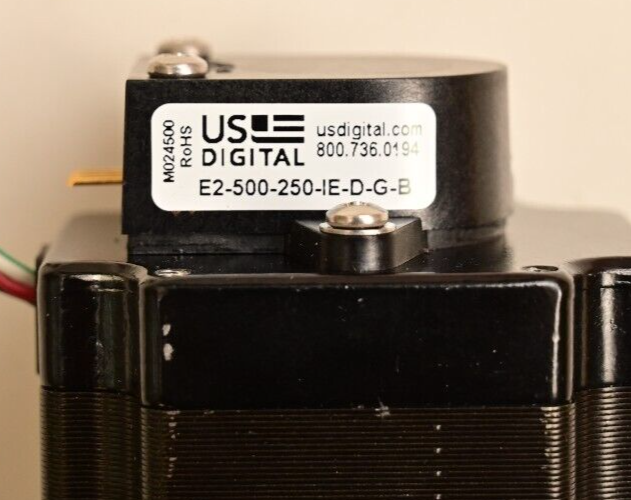 Lin Engineering NEMA 23 Stepper 3.5A 5718M-09PD-03 w/ US Digital Optical Encoder