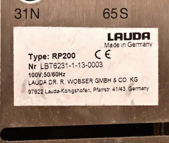 LAUDA RE 207/B Water Bath Ecoline Star Edition w/ RP200 Controller