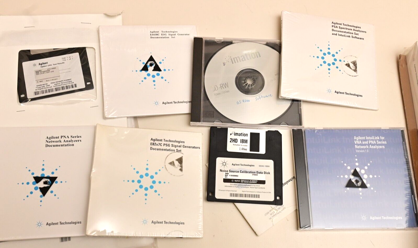 Agilent GS-9200 MCPA Test Set User Manuals CDs Disks PSI/PSG/PSA/ESG ~15lbs
