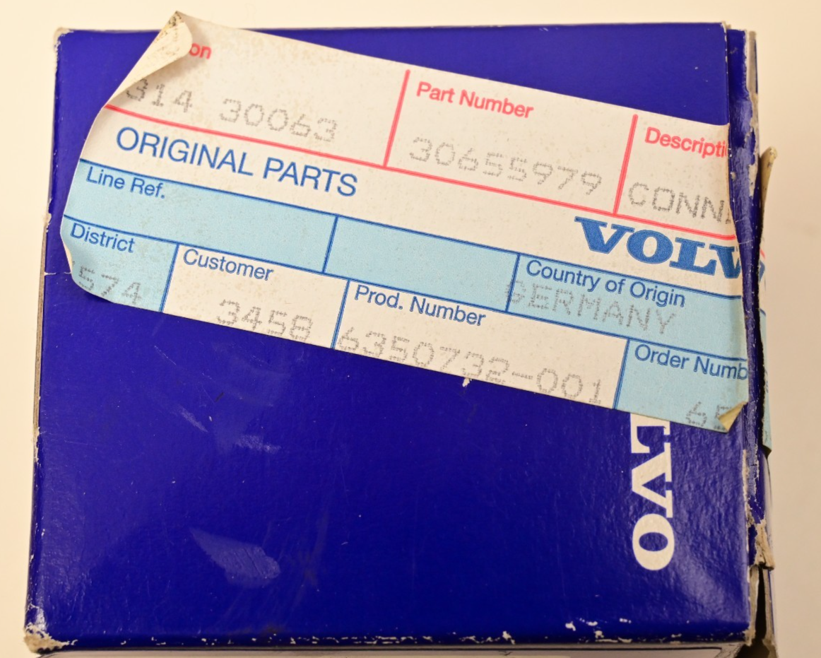 Volvo 30655979 Xenon D2S Headlamp Connector Genuine Used