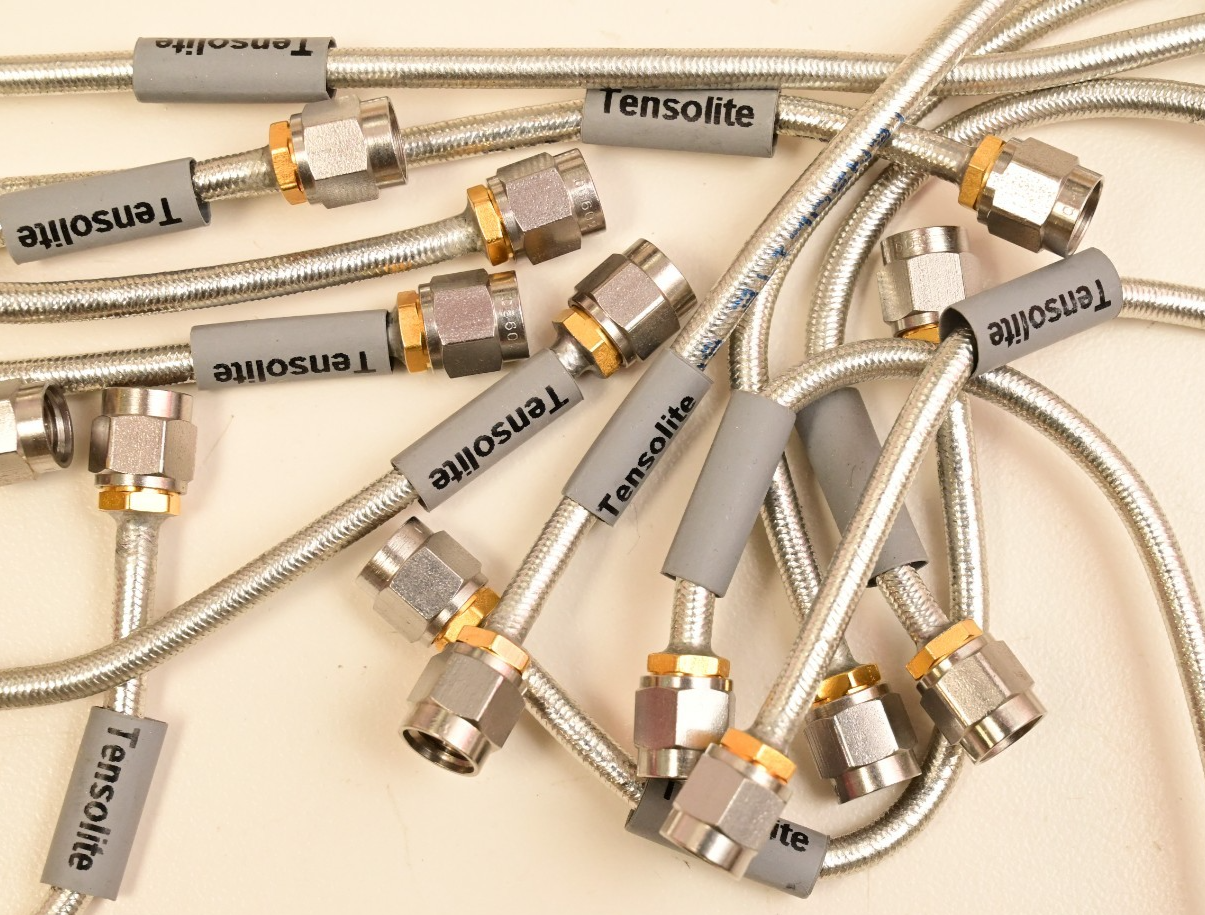 Lot of 26 Tensolite Flexible Coaxial SMA-m Cables Agilent GS-9200
