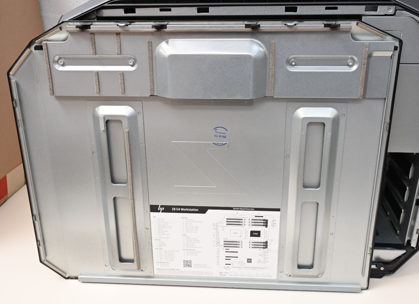 HP Z8 G4 Case/Enclosure w/ Wiring CD-ROM No Motherboard/PSU