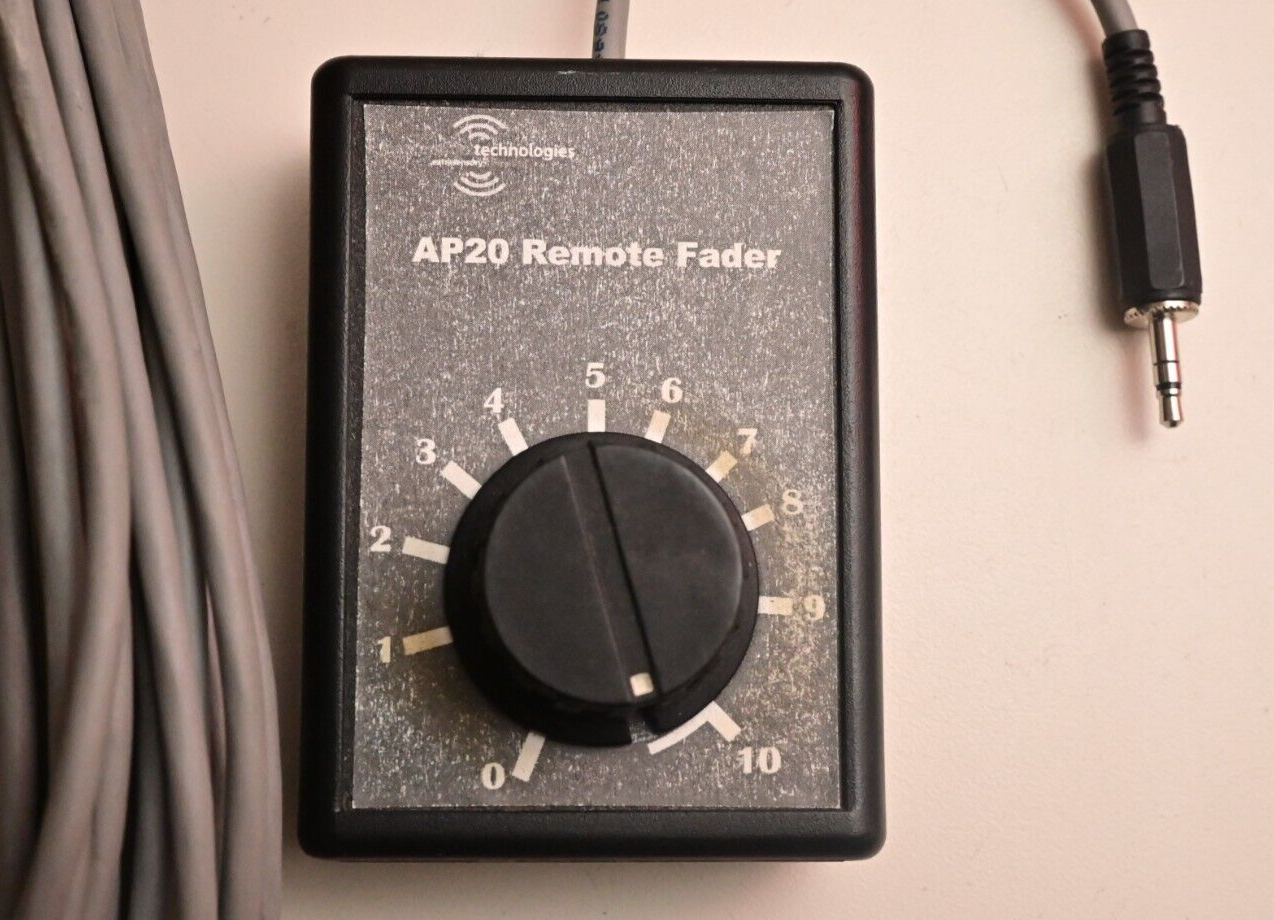 Perception Technologies AP20 Remote Fader w/ Shielded Cable, 3.5mm Plug