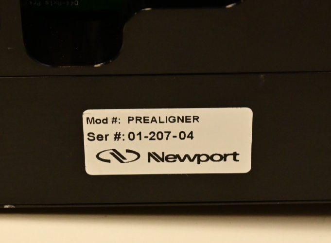 Newport Wafer Prealigner w/ Laser/CCD Sensor Vacuum Grip Semiconductor Fab
