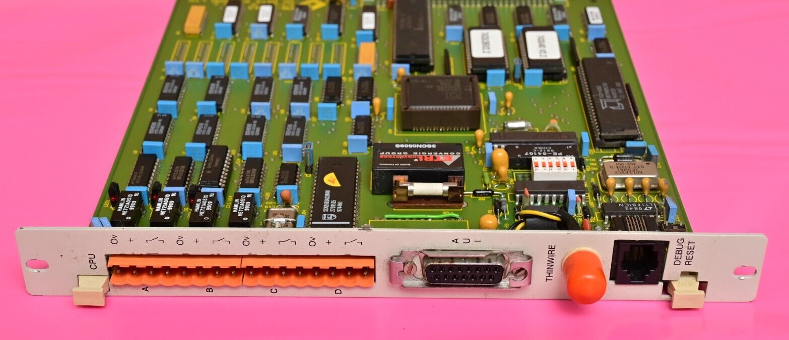 VG Data Systems PB-I-743 Vintage Schroff VME Style CPU Board N80C186 P82C08-10