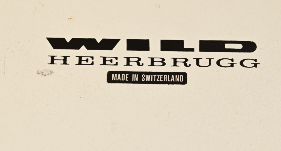 Wild Heerbrugg Stereo Microscope Stand Weighted Base 21" x 30mm Shaft