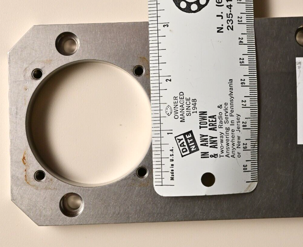 Heavy Duty Servo/Stepper Motor Mount 60mm Flange NEMA 23  1/2" Thick Steel Plate