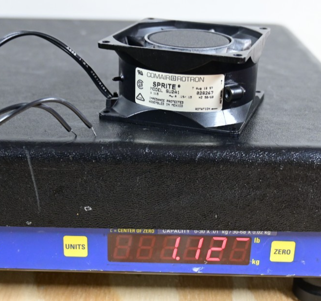 COMAIR ROTRON Sprite SU2A1 Fan 115VAC 0.15A Vintage 1997 50/60Hz