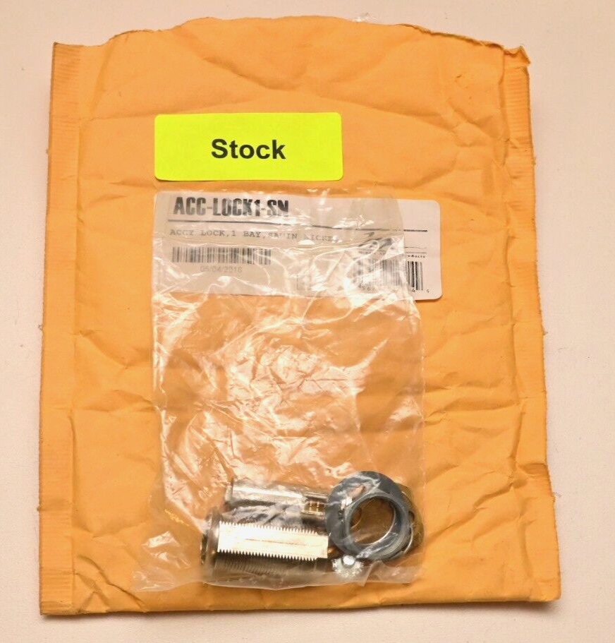 Middle Atlantic ACC-LOCK1-SN Accessory Lock Assembly Satin Nickel (w/ Keys & HW)