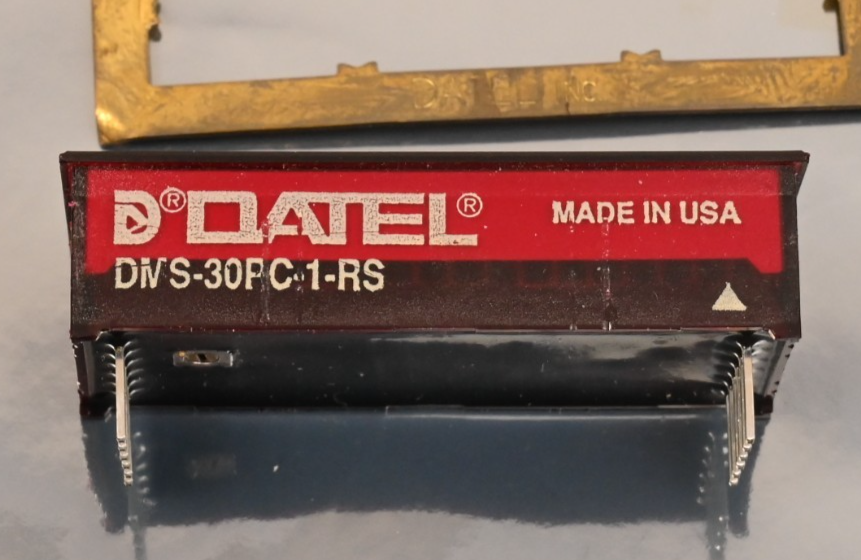 DATEL DMS-30PC-1-RS Vintage Digital Panel Meter w/ Metal Clip 4x7-Segment