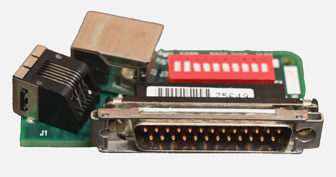 Octel DB25/MOD Jack Breakout Adapter PCB w/ DIP Switches RJ12/RJ45 044-2063-000
