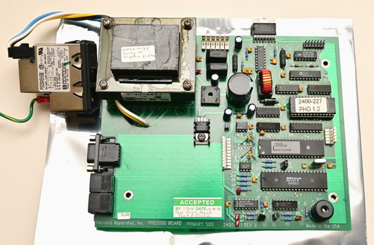 Harvard Apparatus PHD2000 Infusion Pump Controller Main Board Corcom AC Filter