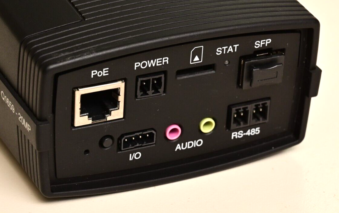 AXIS Q1659 20MP Network IP Camera w/ Active Canon EF Mount OnVIF 4K PoE SFP Edge