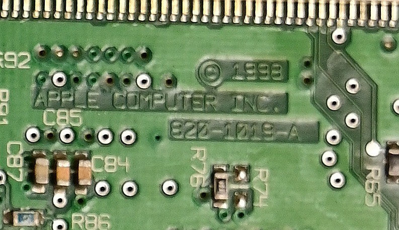Apple Mac 820-1019-A Processor Board w/ RAM 266MHz 630-2811