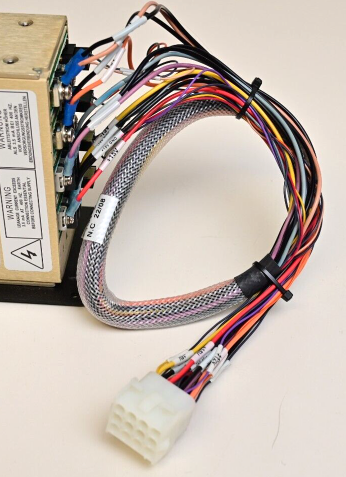 ASTEC DC Power Supply BD LSR II Flow Cytometer MP4-1D-1E-4LL-4NN-00 w/ Cables
