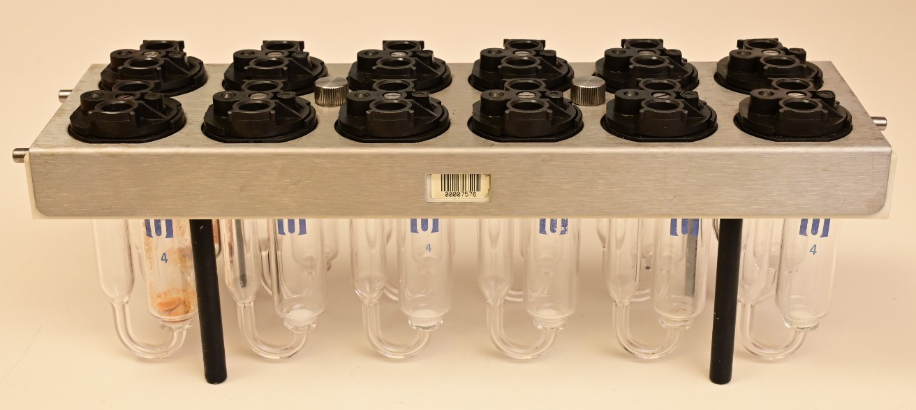 Mettler Toledo Myriad 12 Flow Cell / Vessel / Tube Rack Drug Discovery Synthesis