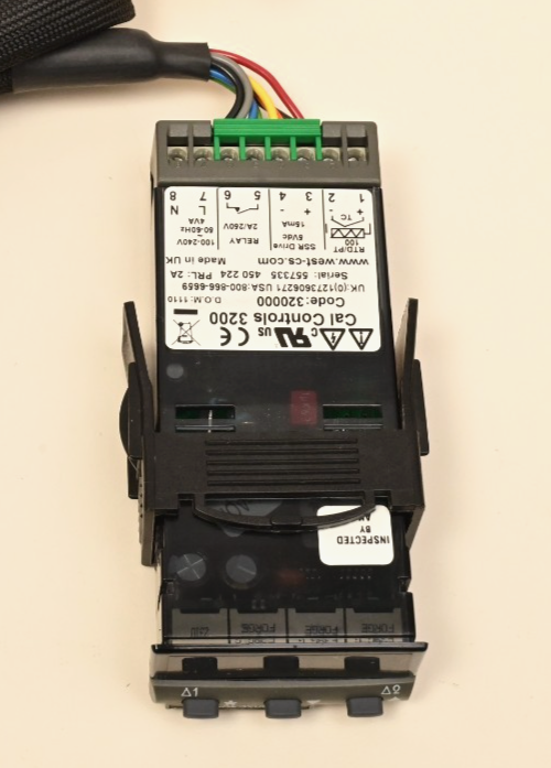 Cal Controls CAL 3200 PID Temp. Controller w/ Mounting Clip & Wiring Antek 8060