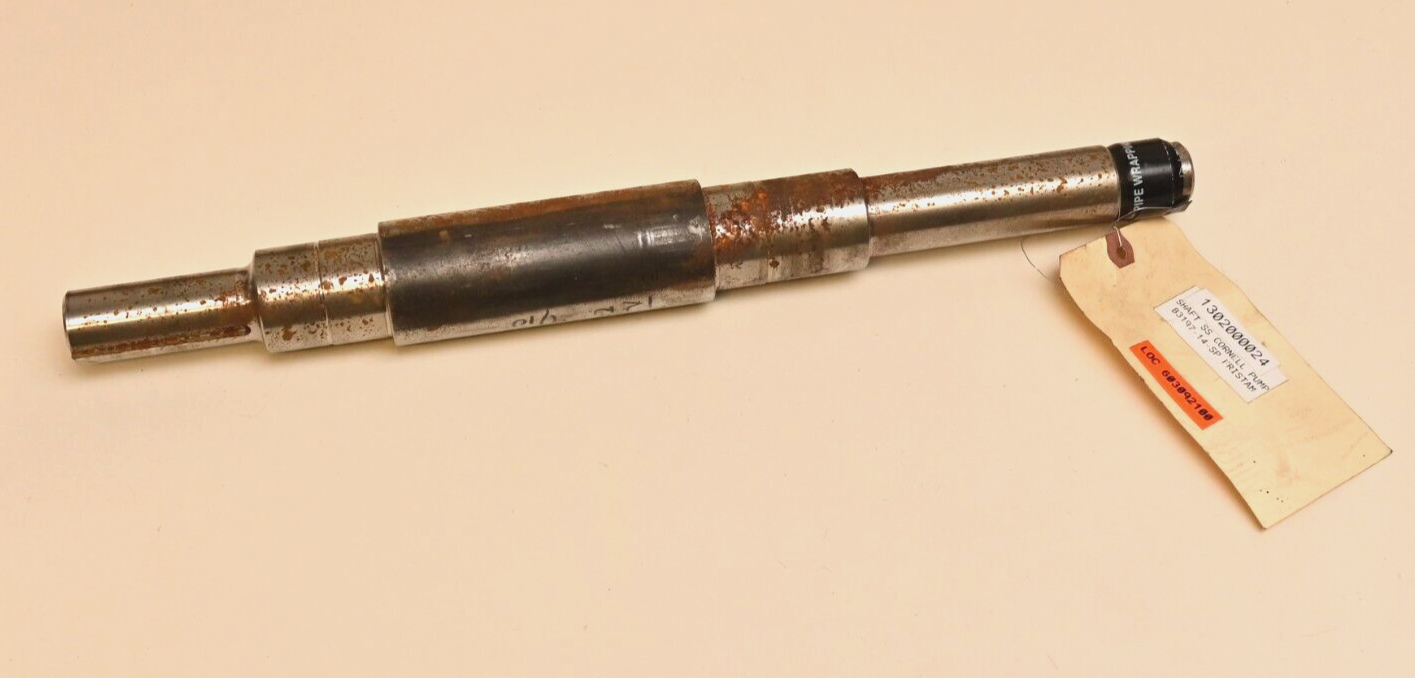 Cornell SS Fristam Pump Shaft B3197-14-SP Surface Rust