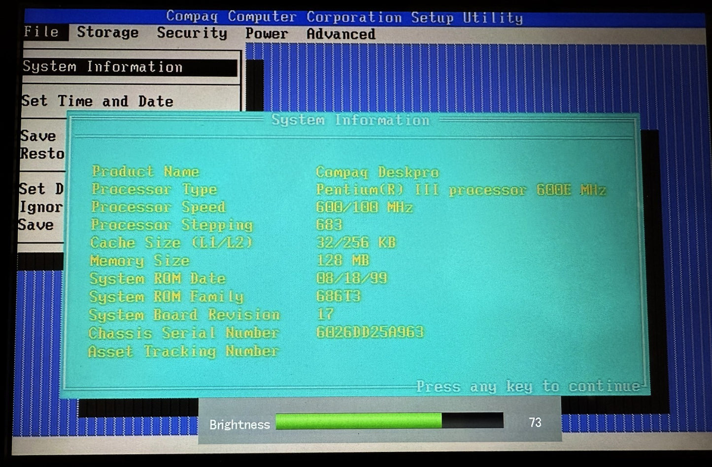 Vintage Compaq Deskpro P3/600 Motherboard w/ RAM ~1999/2000 Tested 010561-101