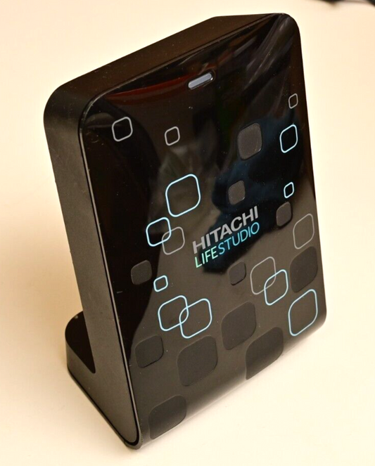 Hitachi LifeStudio 500GB USB External Hard Drive  Used No Cables HLSDBUB5001BBB