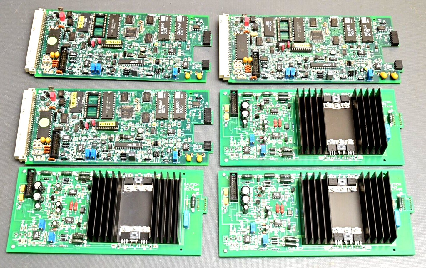 Lot of 6 Melles Griot PC Boards Piezo Controller Analog AD669 DAC 17MPZ001