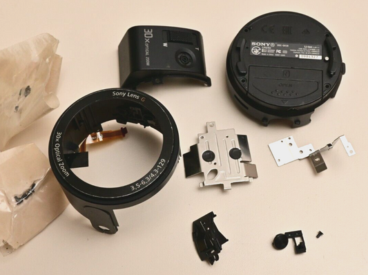 Sony DSC-QX30 Parts Lot Lens Style Camera Body Parts LCD Battery Door