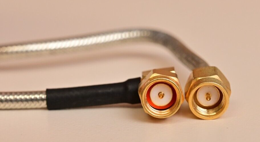 Short Flexible SMA-male & N-female Coaxial Cables Internal Gold Plated