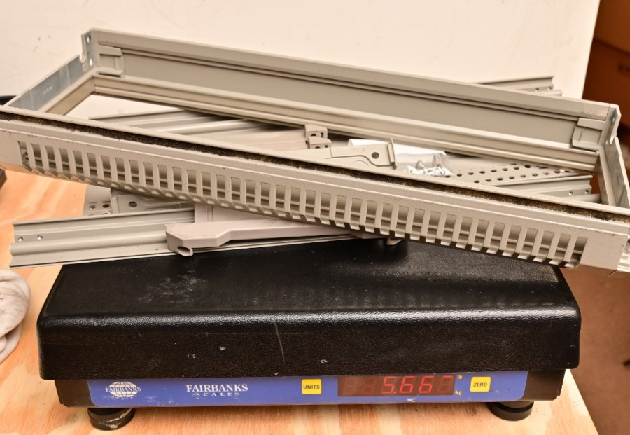 Schroff 4U Rack Mount Chassis Open Shell 19" Aluminum Enclosure