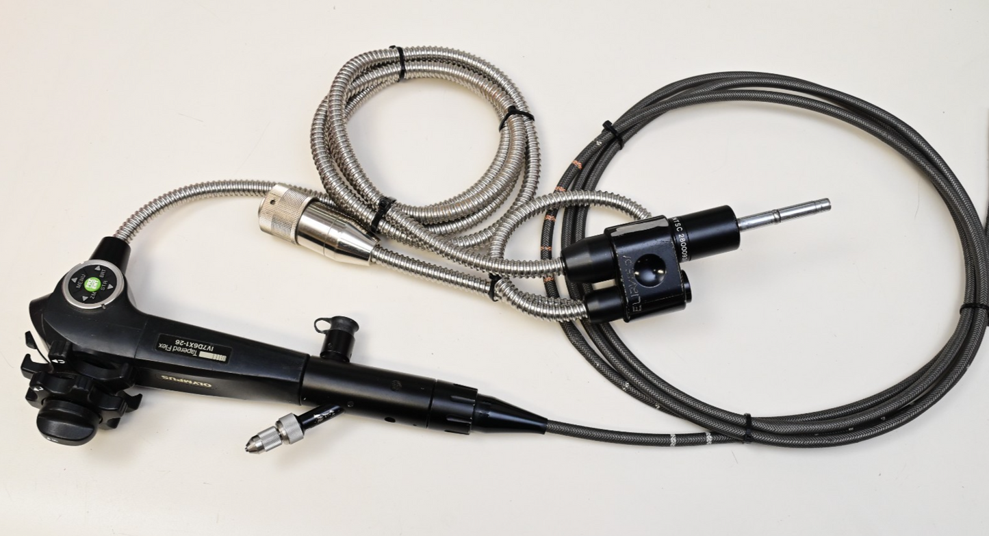 Olympus Industrial Videoscope Tapered Flex IV7D6X1-26 Articulated Borescope