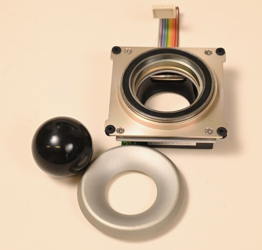 Traxsys Panel Mount Trackball w/ Optical Encoder Outer Knob D509408/3 ~2" Ball