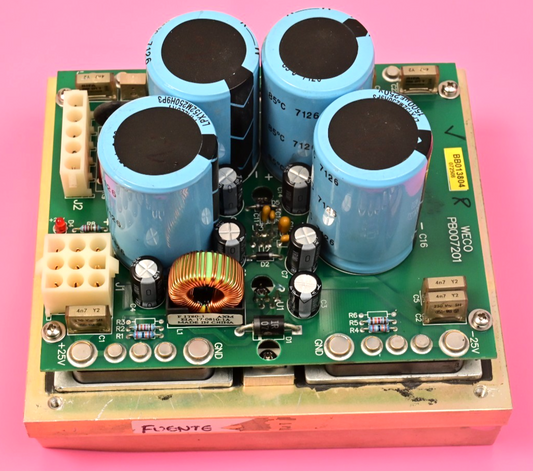 WECO 2350R DC Power Supply PCB V300A24C500BG Vicor Maxi 25V/-25V PB007201