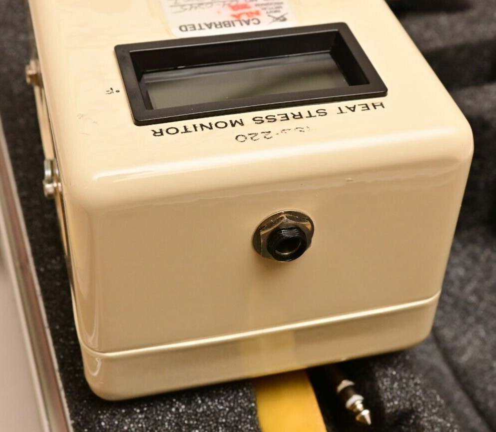 IST RSS-220 Heat Stress Monitor Wet Bulb Thermometer in "U.S. Property" Case