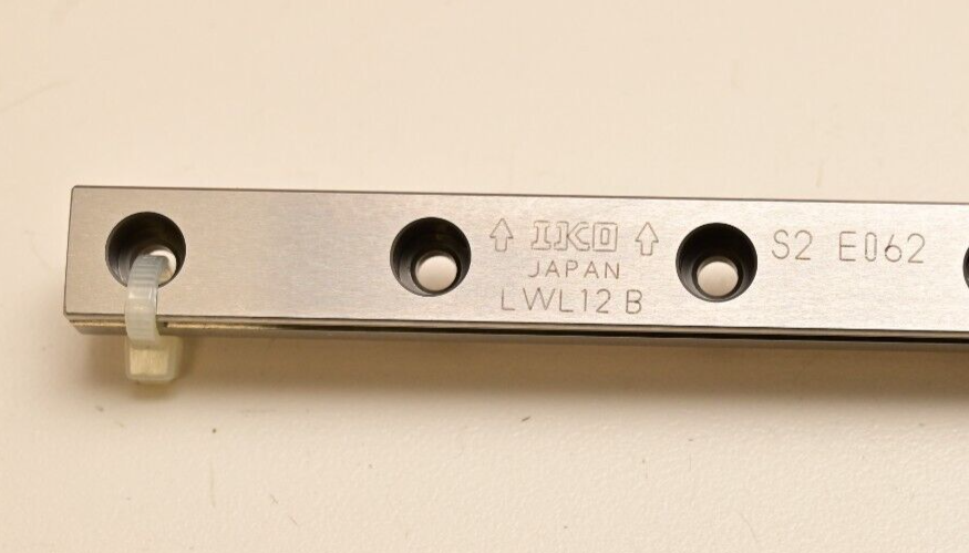 IKO LWL12B Linear Bearing Slide 495mm ~19.5"  w/ 2 MLG12 Carriage Ball Bearing
