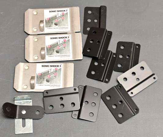 Sonic Shock 3 Alarm Mounting Plates & Misc. Middle Atlantic Products Plate Lot