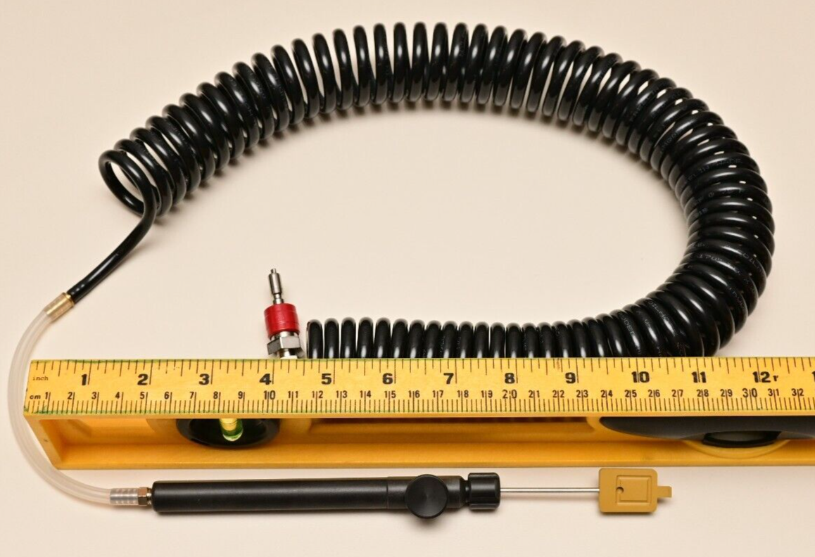 Semiconductor Wafer Wand w/ Rectangular Tip H-Square SPF2 ESD Safe Coil Hose