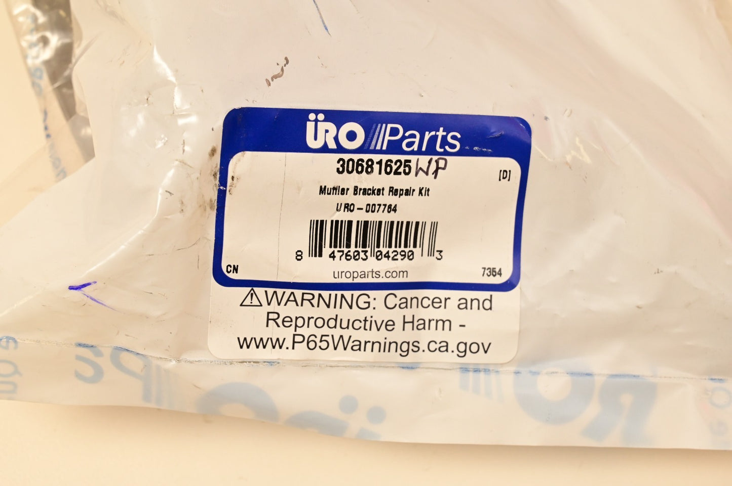 URO Parts 30681625 WP Exhaust Bracket Repair Part Volvo S60, S80, V70, XC70